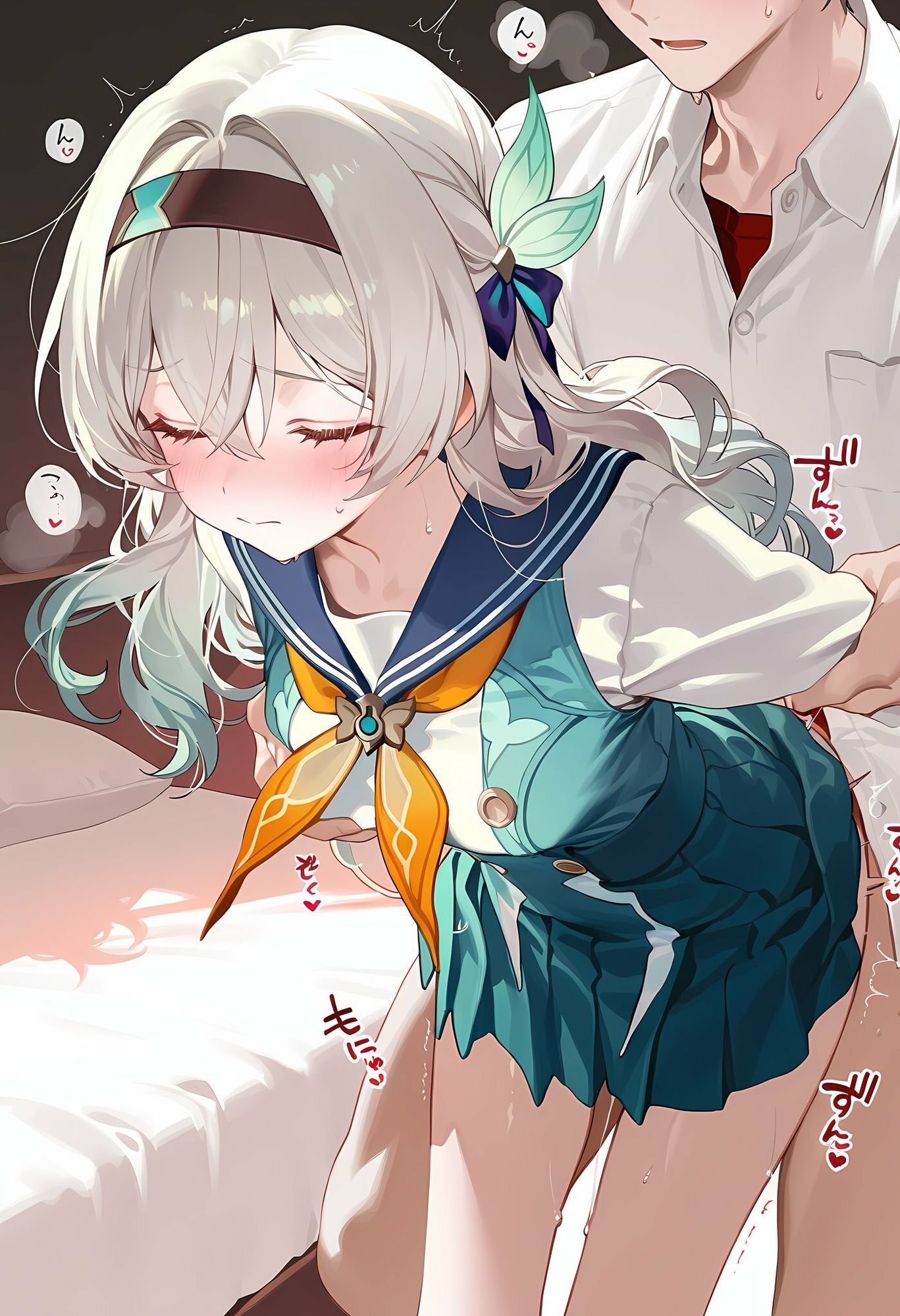 制服ホ◯ルとラブラブえっち サンプル6