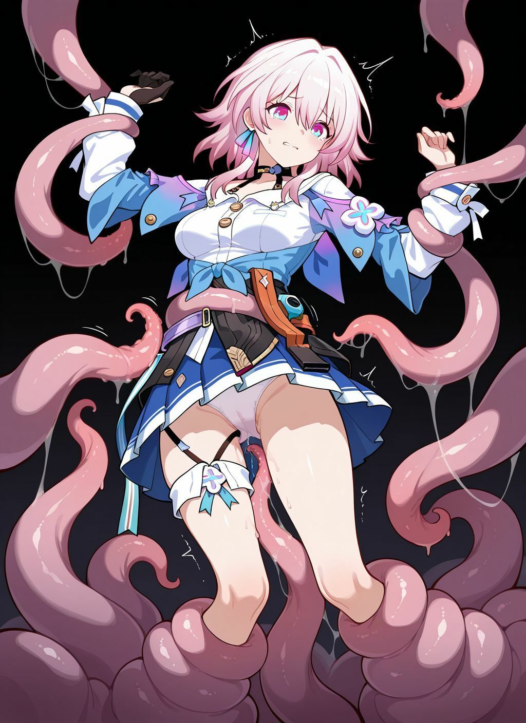 ス〇レキャラ触手姦 完堕ち孕ませ サンプル2