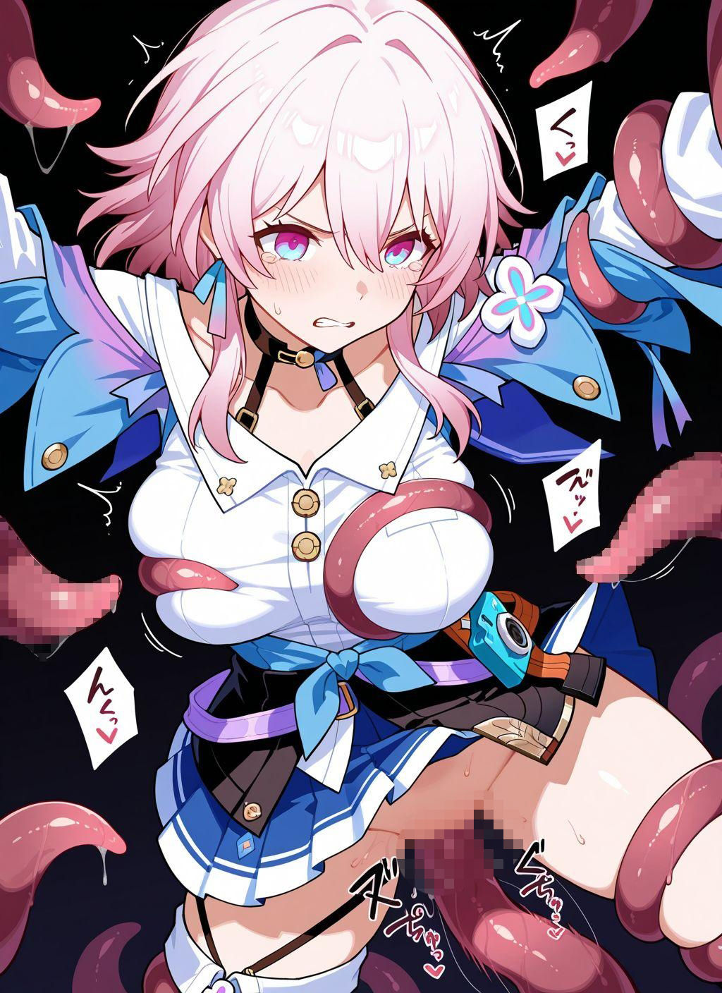 ス〇レキャラ触手姦 完堕ち孕ませ サンプル3